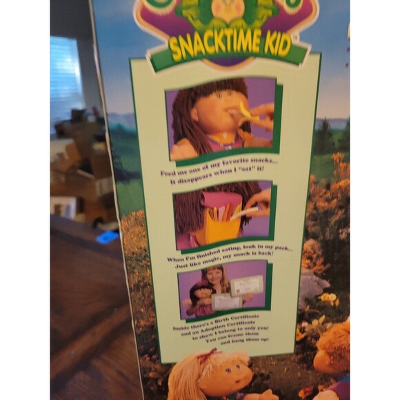 Vintage CABBAGE PATCH KIDS Collectors Doll SnackTime Kid Tiffanie Britt NIB HTF - Picture 9 of 11